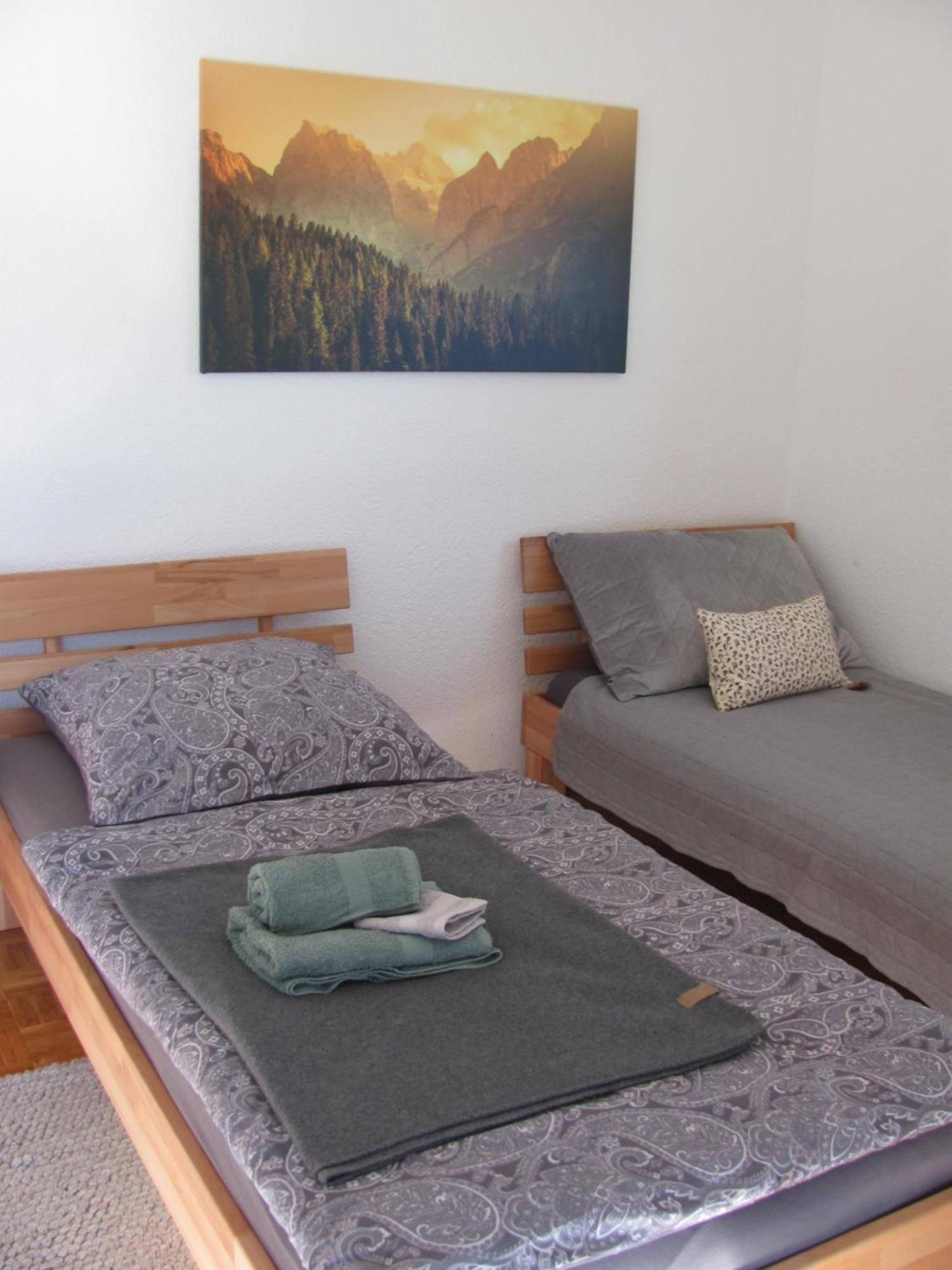 #1Gemuetliches Ruhiges Sonniges Balkonzimmer Mit Gemeinschaftsbad W-Lan Airport Nah Late Night Check In Haus Nr 9,5 Trunkelsberg Екстер'єр фото
